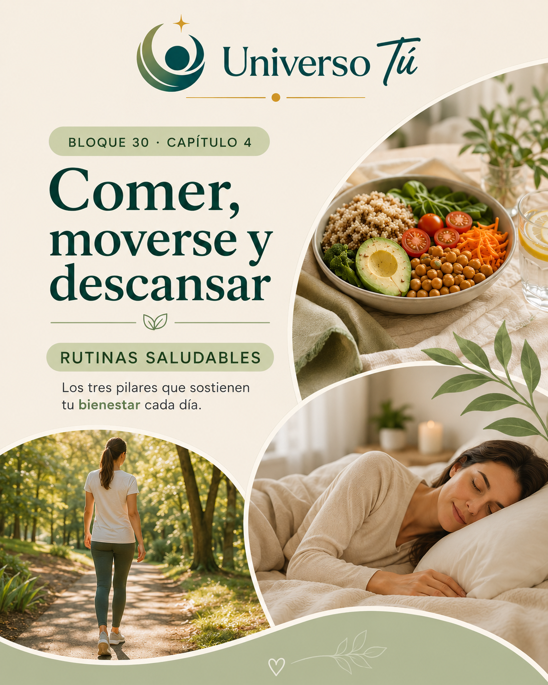 Portada del capítulo Comer, moverse y descansar