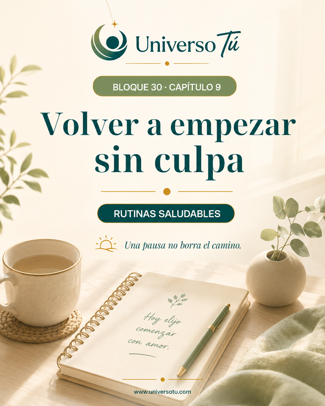 Portada del capítulo Volver a empezar sin culpa