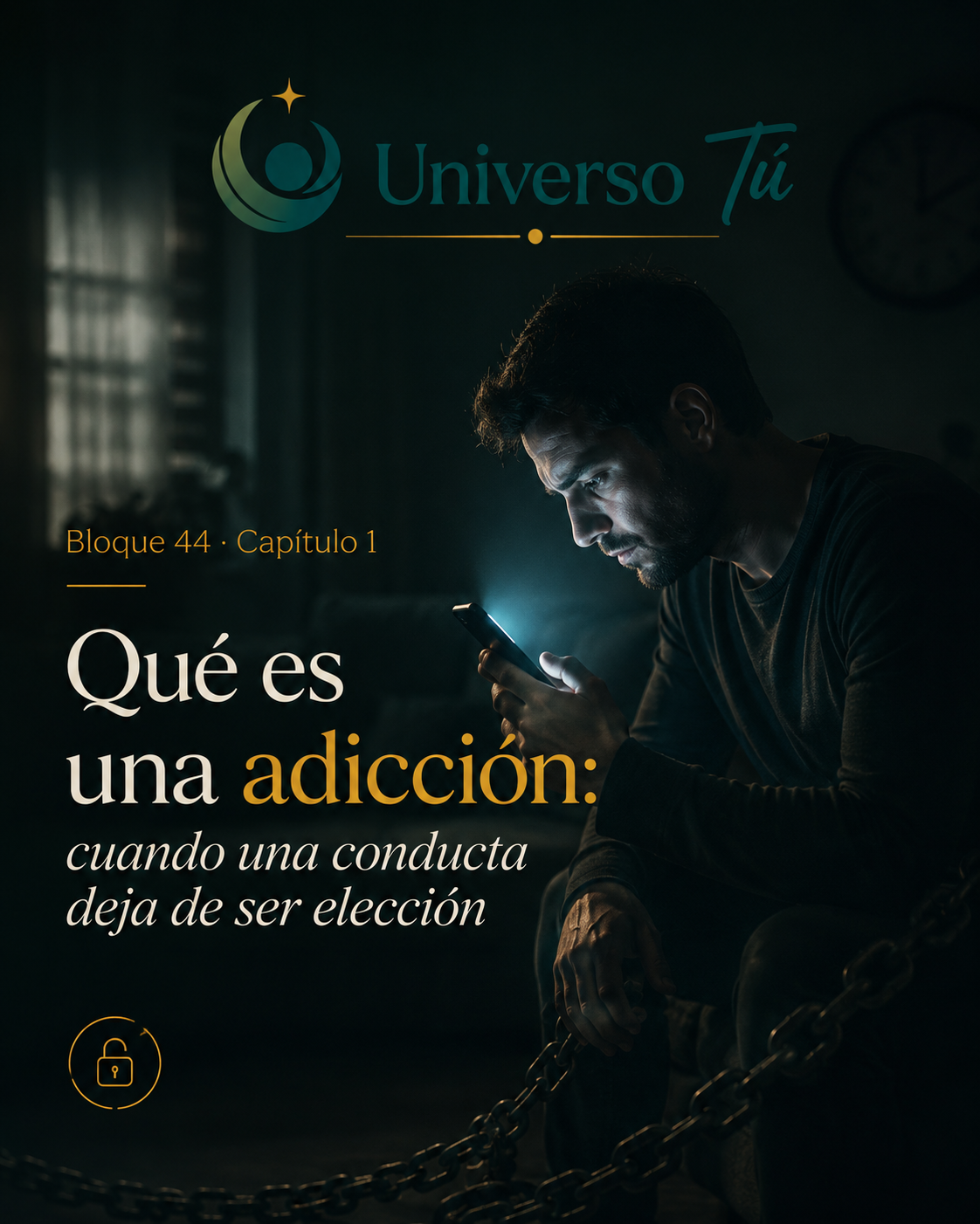Persona reflexionando sobre las señales de una adicción y la posibilidad de pedir ayuda