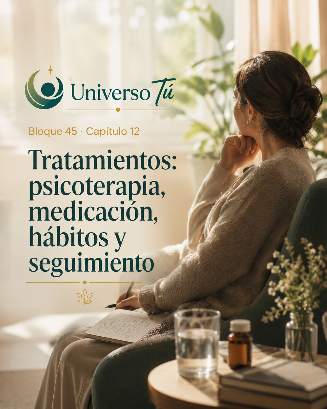 Portada del capítulo «Tratamientos para la depresión» de Universo Tú