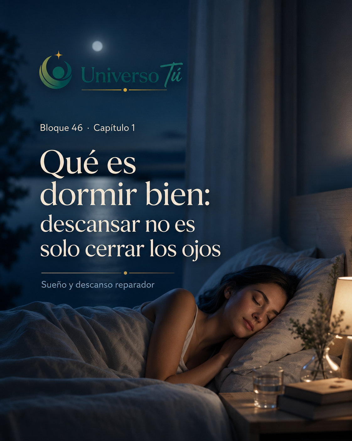 Portada del capítulo Qué es dormir bien: descansar no es solo cerrar los ojos