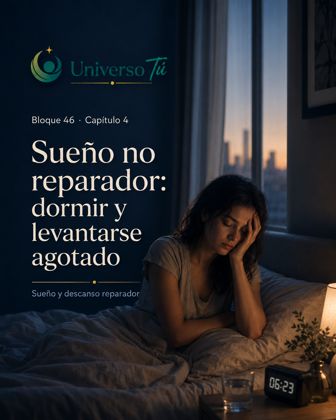 Portada del capítulo Sueño no reparador: dormir y levantarse agotado