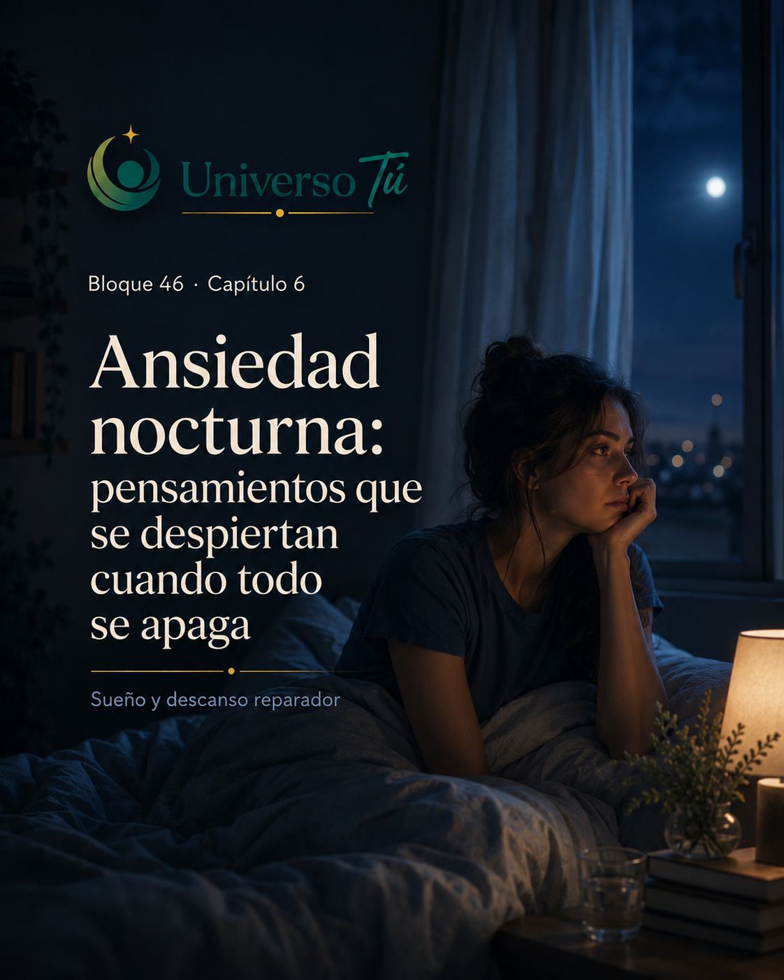 Portada del capítulo Ansiedad nocturna: pensamientos que se despiertan cuando todo se apaga