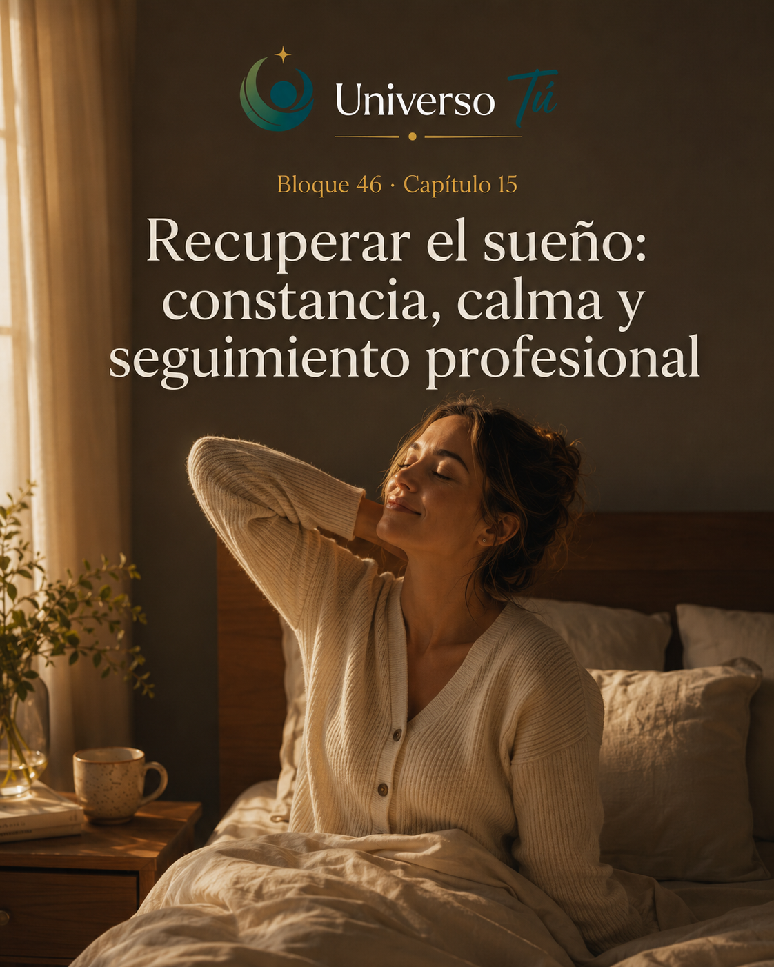 Portada del capítulo Recuperar el sueño: constancia, calma y seguimiento profesional