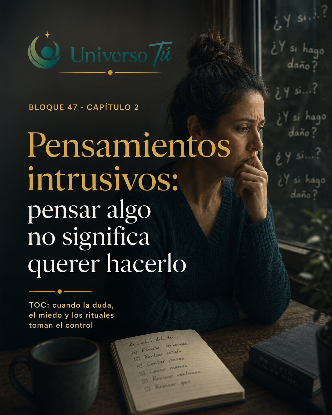 Portada del capítulo Pensamientos intrusivos del Bloque 47 de Universo Tú