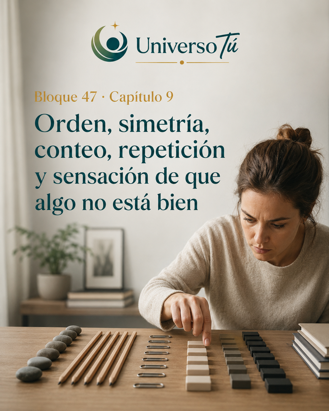 Portada del capítulo Orden, simetría, conteo y repetición del Bloque 47 de Universo Tú