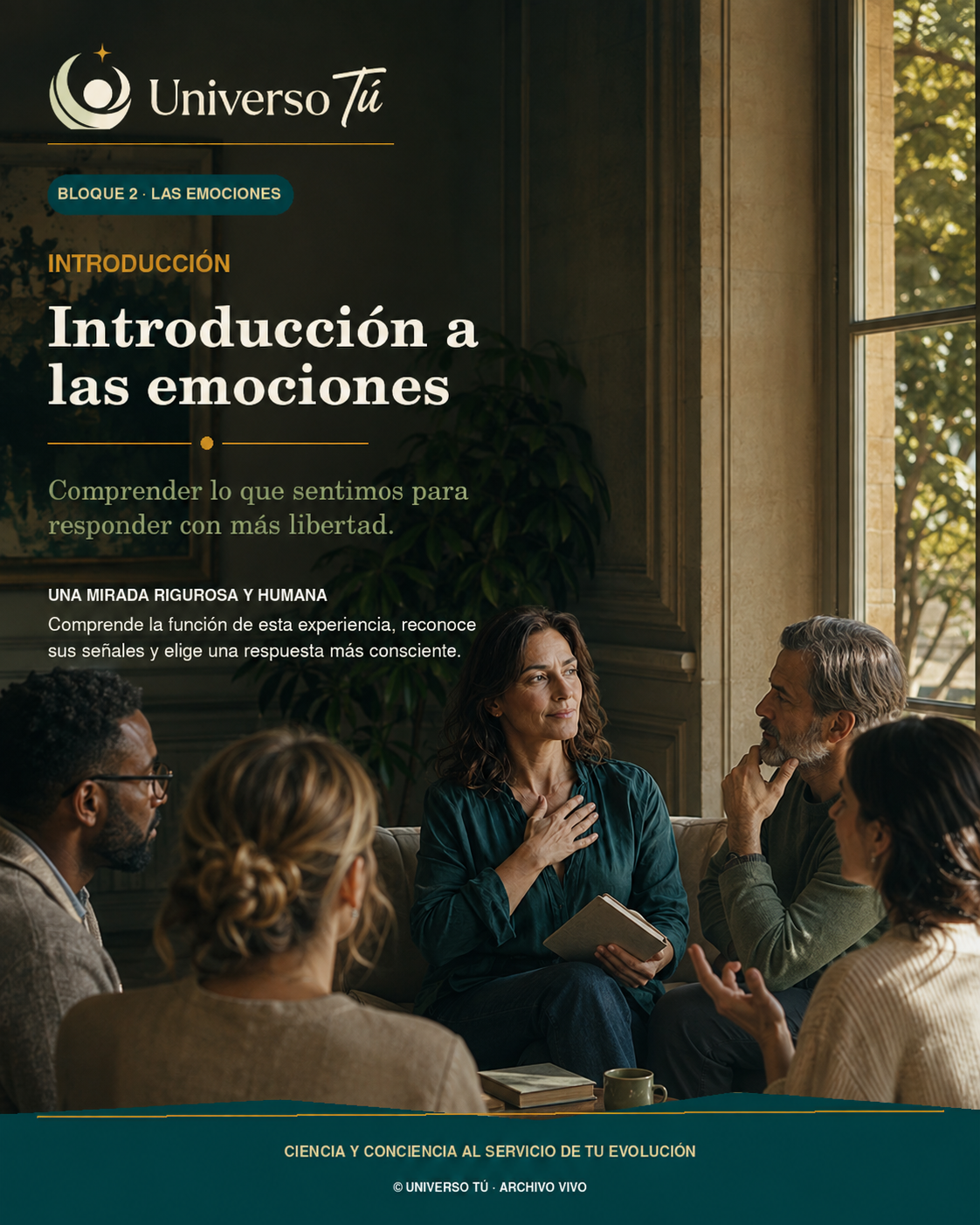 Portada del Bloque 2, Introducción a las emociones, de Universo Tú