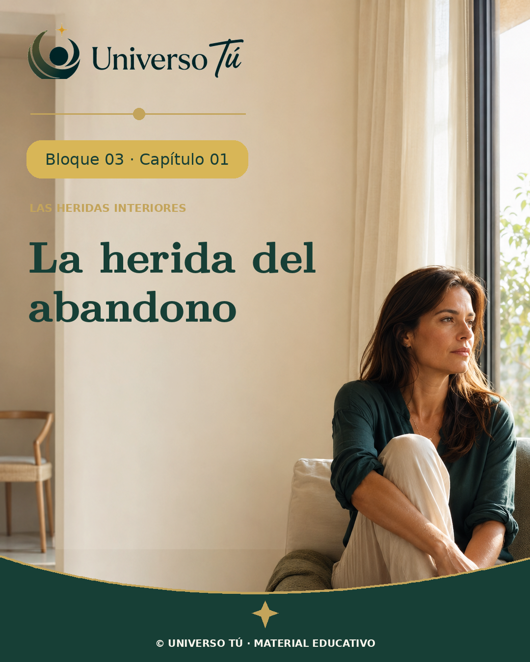 Ilustración del capítulo «La herida del abandono» de Universo Tú