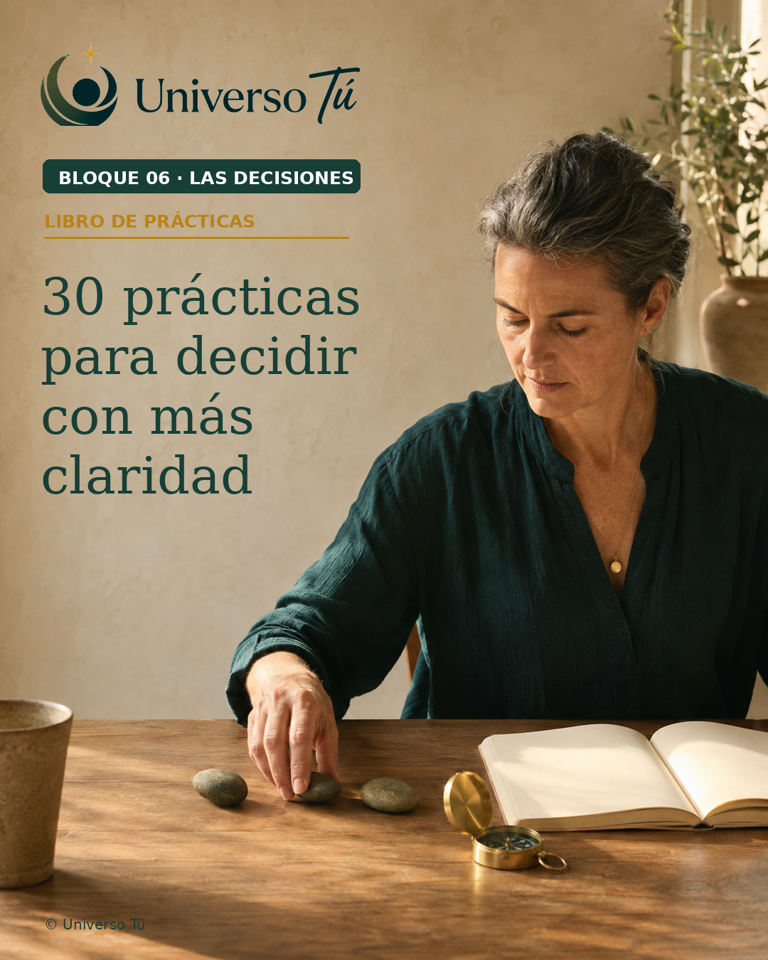 Portada del Libro de prácticas Las decisiones de Universo Tú