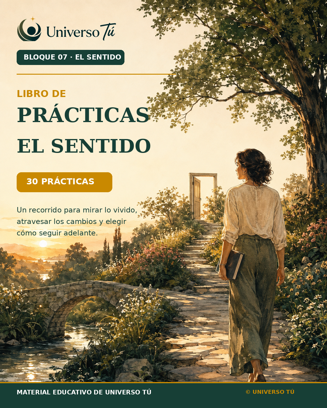 Portada del Libro de prácticas El sentido de Universo Tú