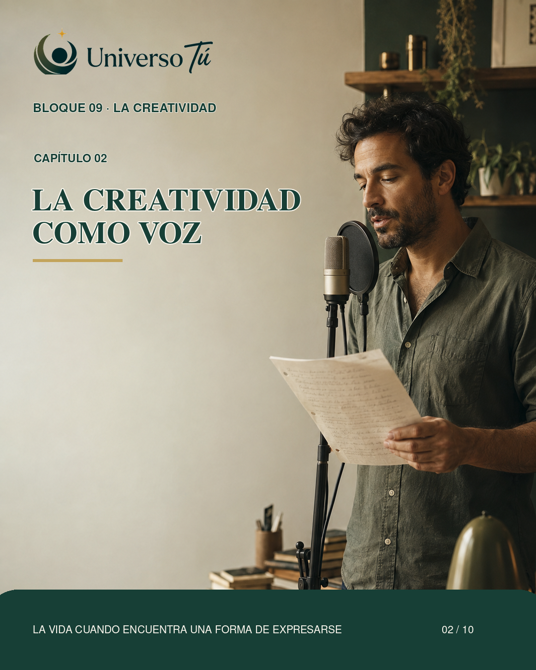 Portada del capítulo La creatividad como voz