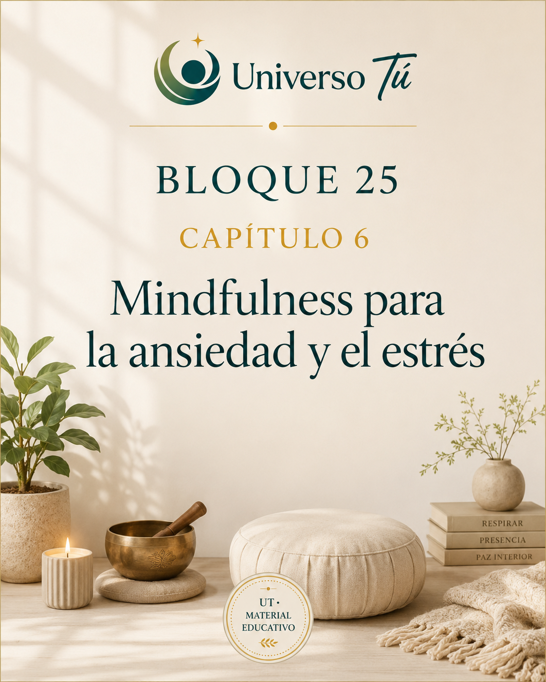 Portada del capítulo Mindfulness para la ansiedad y el estrés