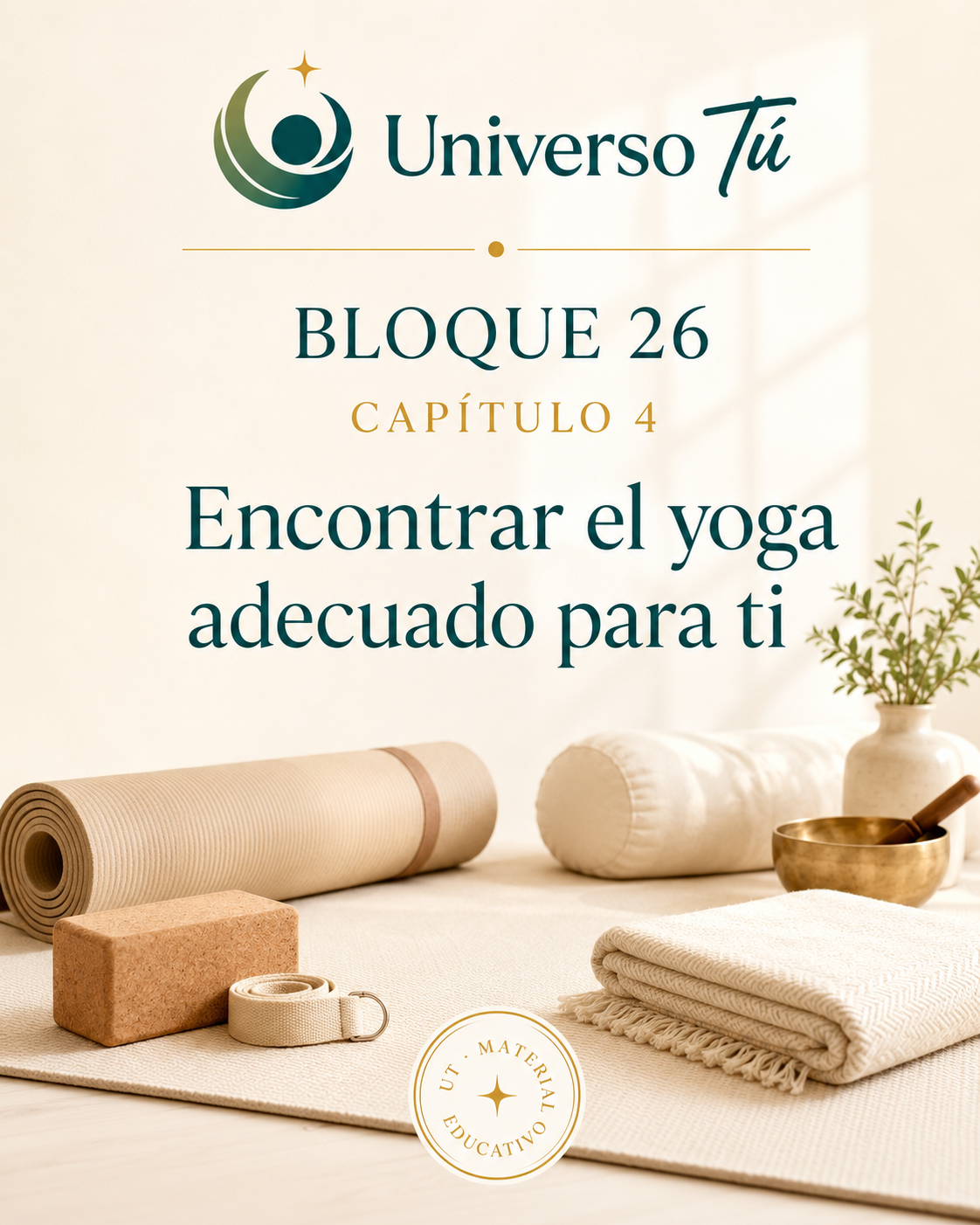 Portada del capítulo Encontrar el yoga adecuado para ti
