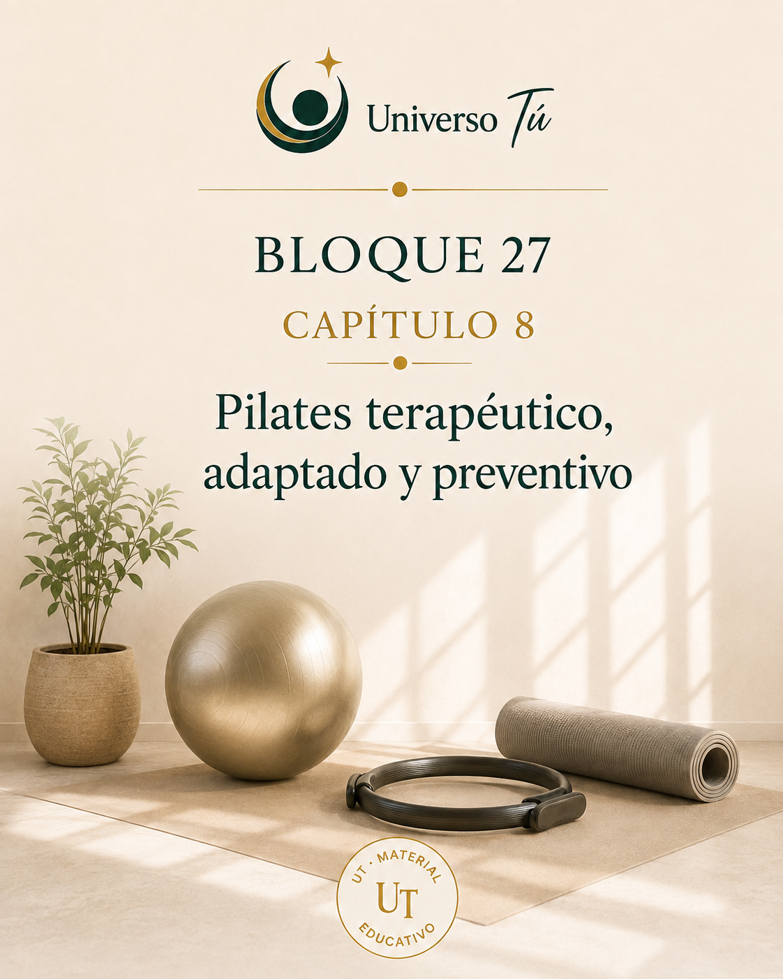 Portada del capítulo Pilates terapéutico, adaptado y preventivo