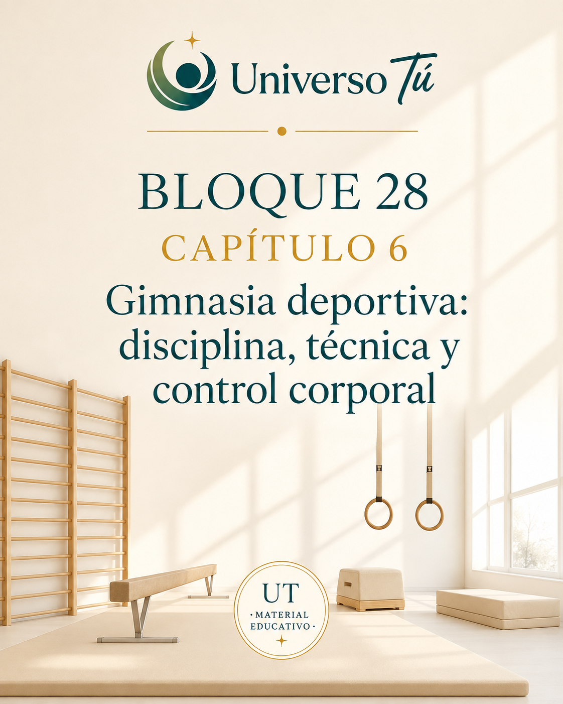Portada del capítulo Gimnasia deportiva: disciplina, técnica y control corporal