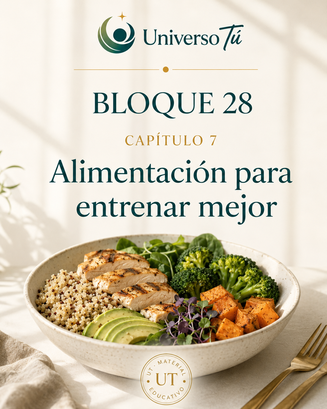 Portada del capítulo Alimentación para entrenar mejor