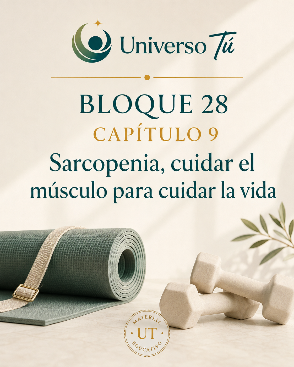 Portada del capítulo Sarcopenia, cuidar el músculo para cuidar la vida