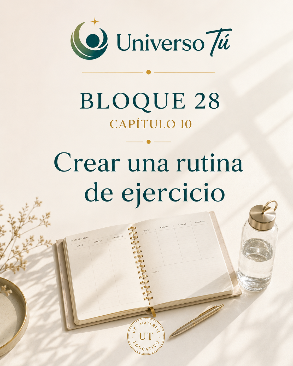 Portada del capítulo Crear una rutina de ejercicio