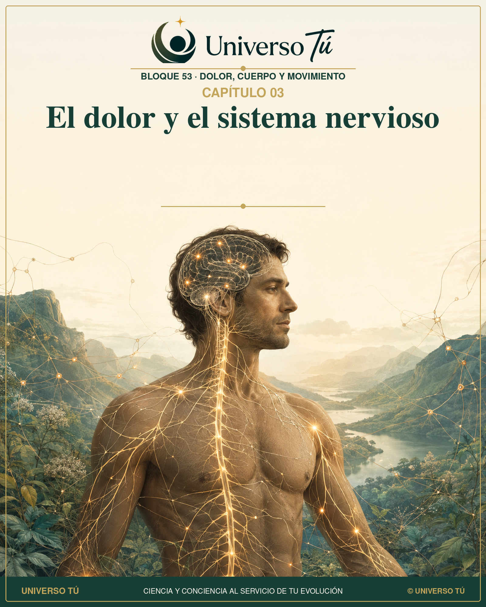 Portada del Bloque 53, capítulo 3: El dolor y el sistema nervioso