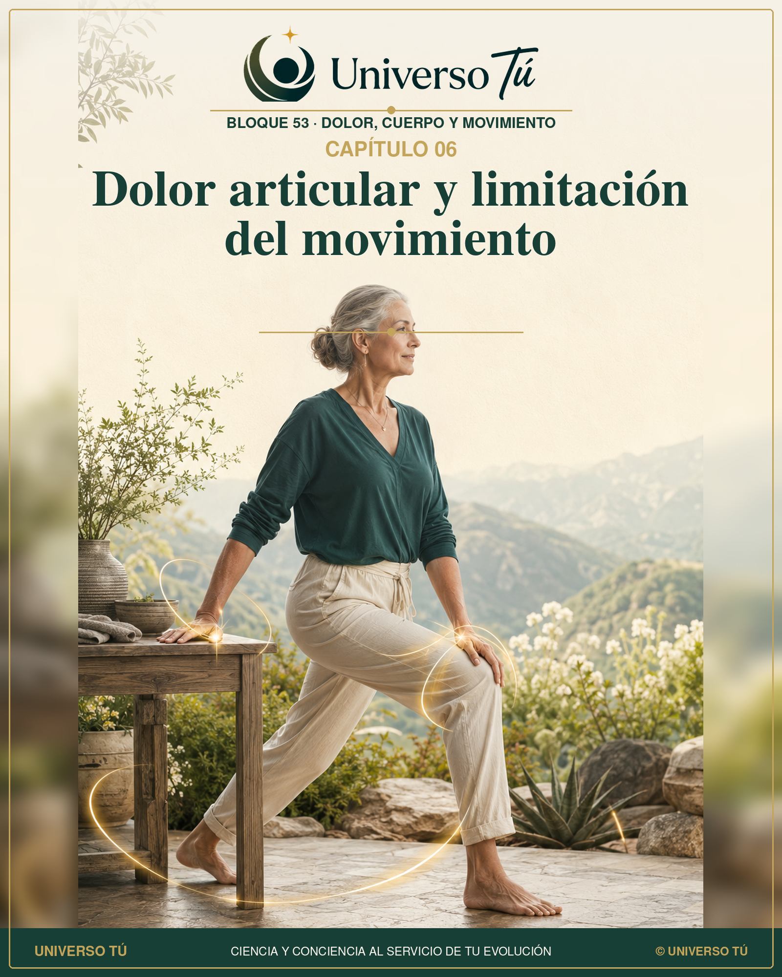 Portada del Bloque 53, capítulo 6: Dolor articular y limitación del movimiento
