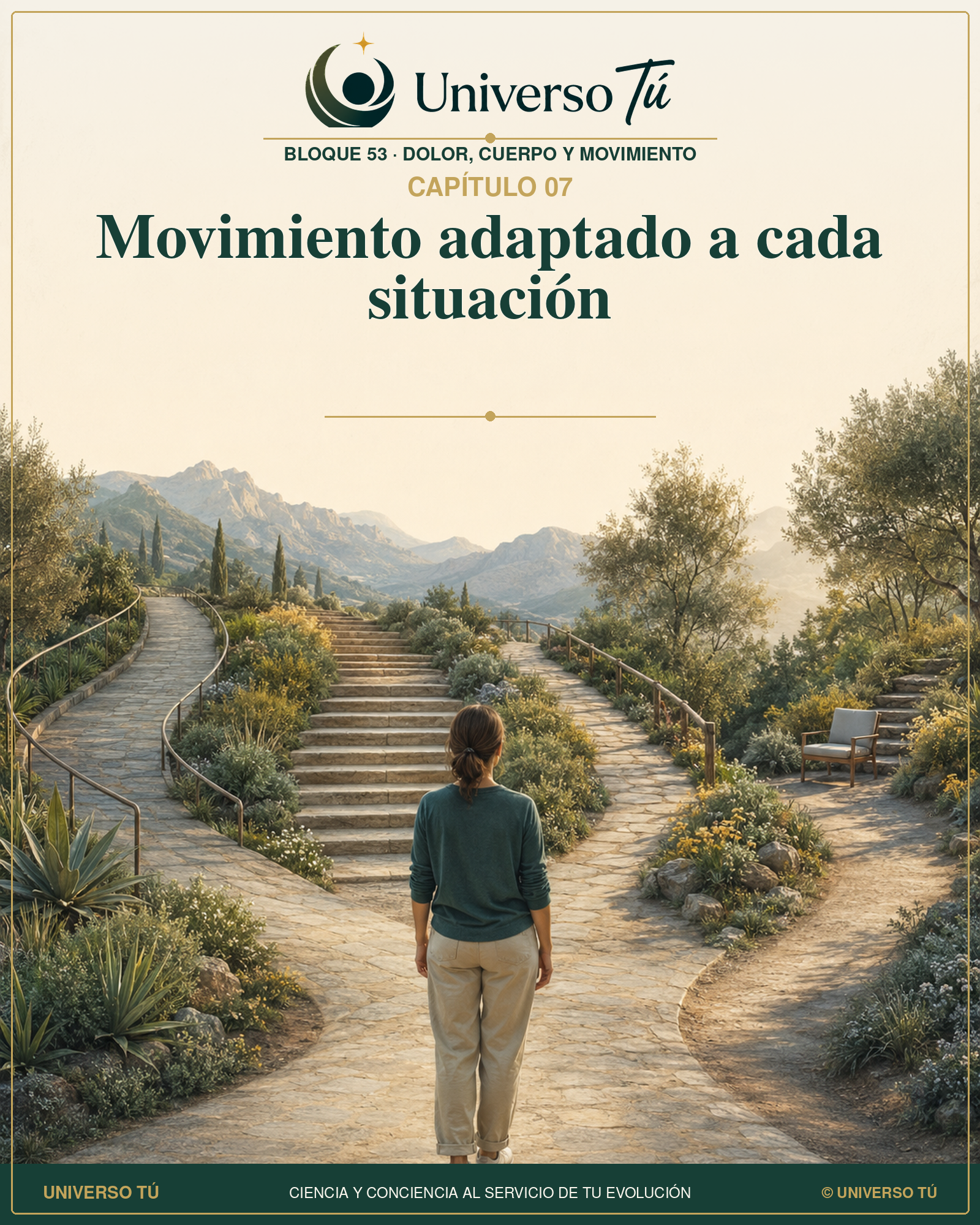 Portada del Bloque 53, capítulo 7: Movimiento adaptado a cada situación