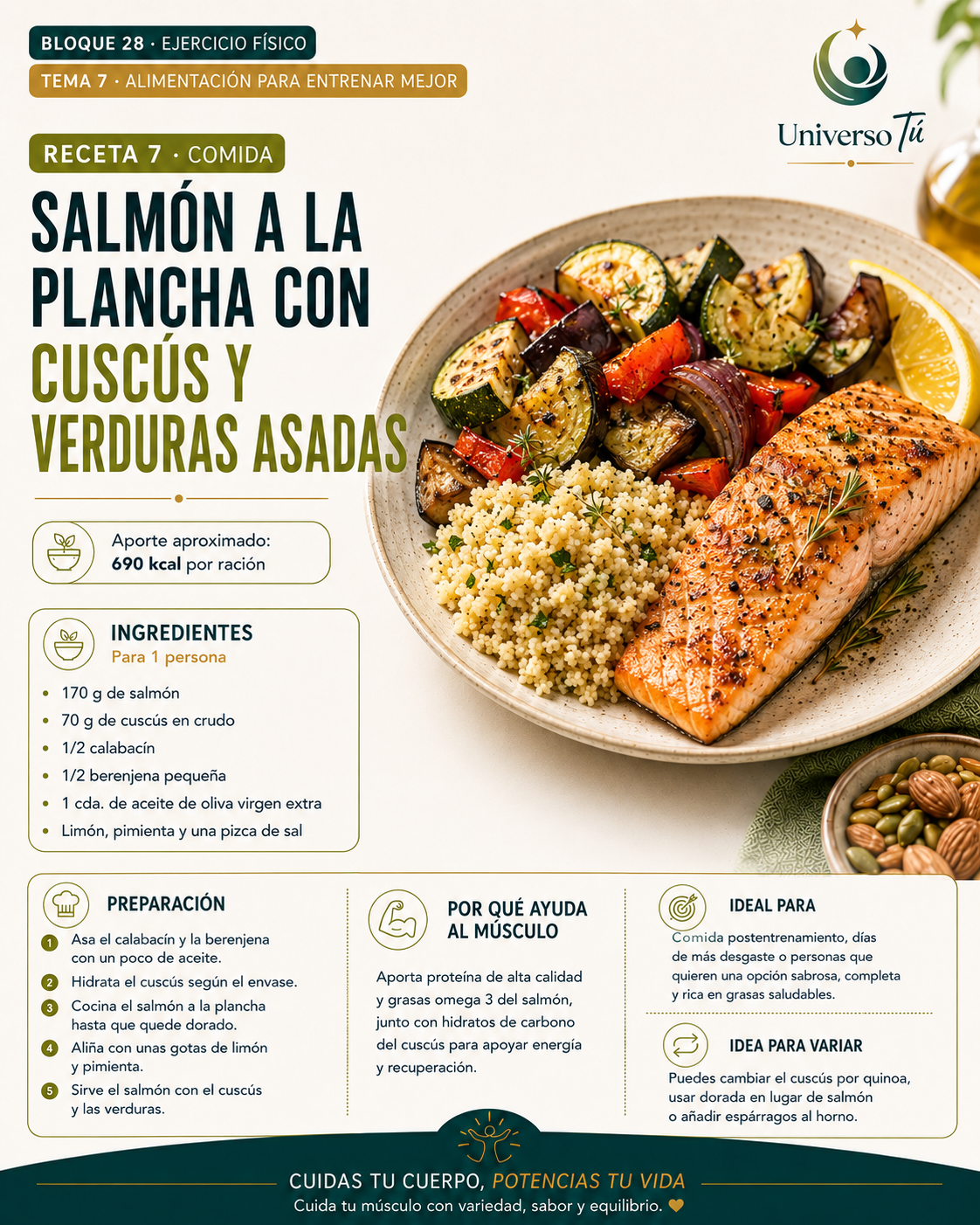 Comida 7 — receta comida del capítulo Alimentación para entrenar mejor 