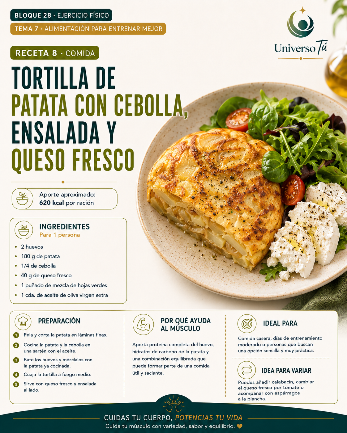 Comida 8 — receta comida del capítulo Alimentación para entrenar mejor 