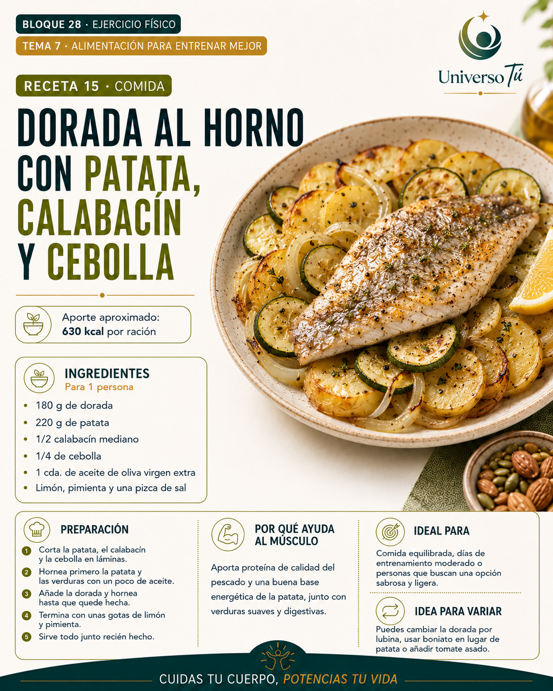 Comida 15 — receta comida del capítulo Alimentación para entrenar mejor 