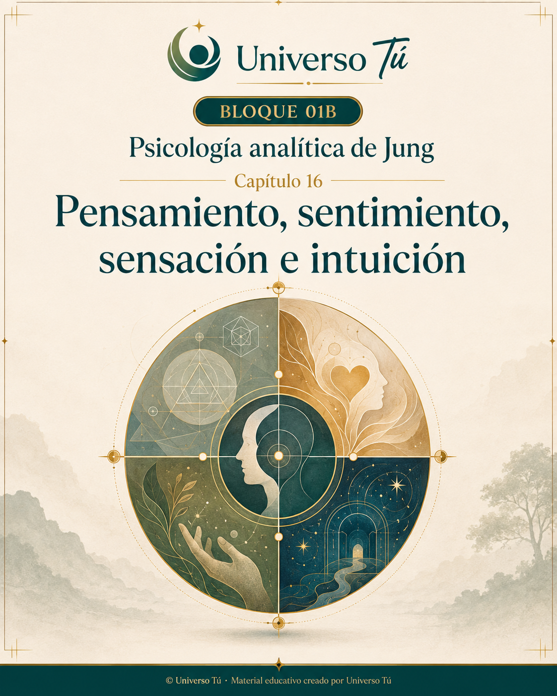 Portada del capítulo Pensamiento, sentimiento, sensación e intuición