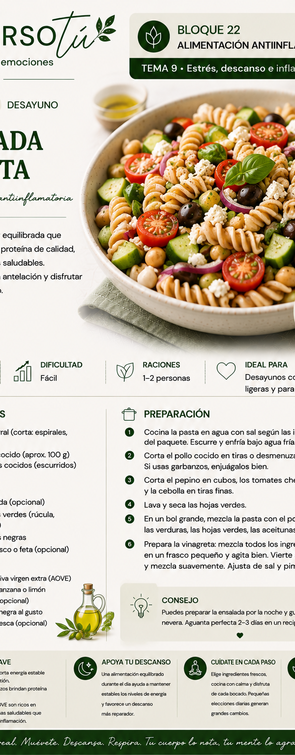 Ensalada de pasta 