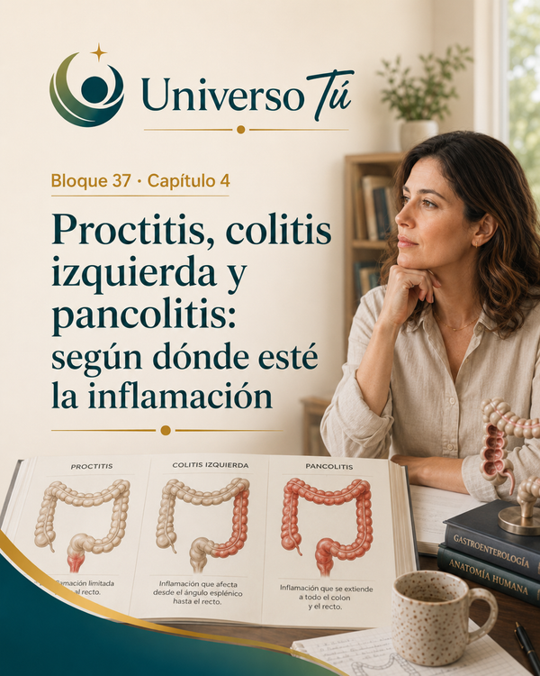 Proctitis, colitis izquierda y pancolitis: según dónde esté la inflamación