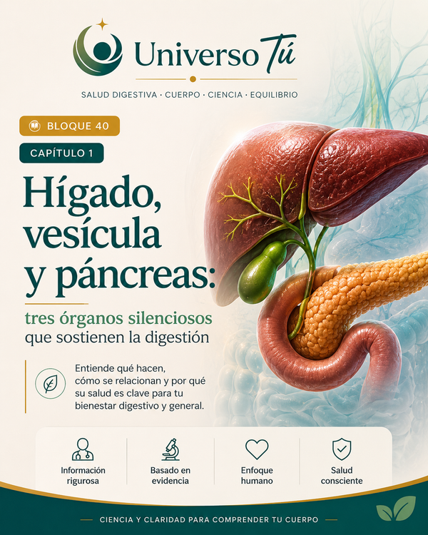 Hígado, vesícula y páncreas: tres órganos silenciosos que sostienen la digestión