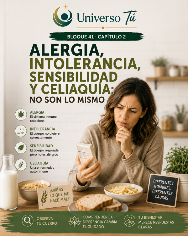 Alergia, intolerancia, sensibilidad y celiaquía: no son lo mismo