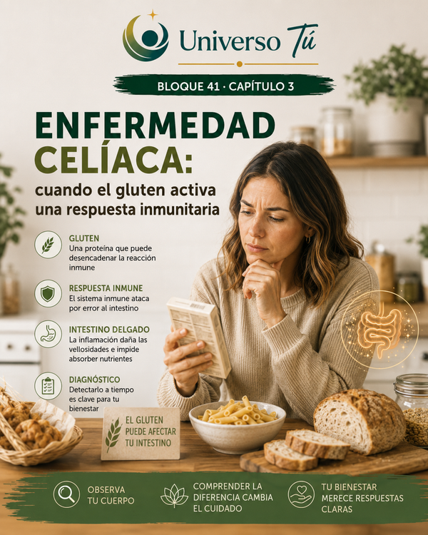 Enfermedad celíaca: cuando el gluten activa una respuesta inmunitaria