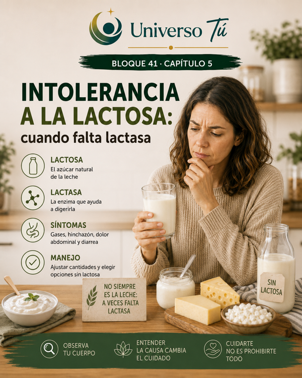 Intolerancia a la lactosa: cuando falta lactasa