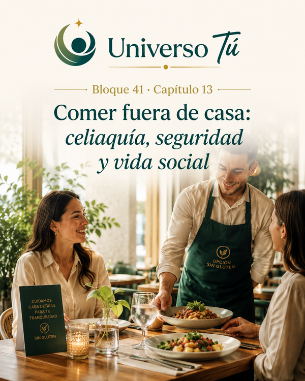 Comer fuera de casa: celiaquía, seguridad y vida social