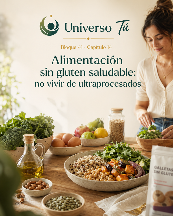 Alimentación sin gluten saludable: no vivir de ultraprocesados