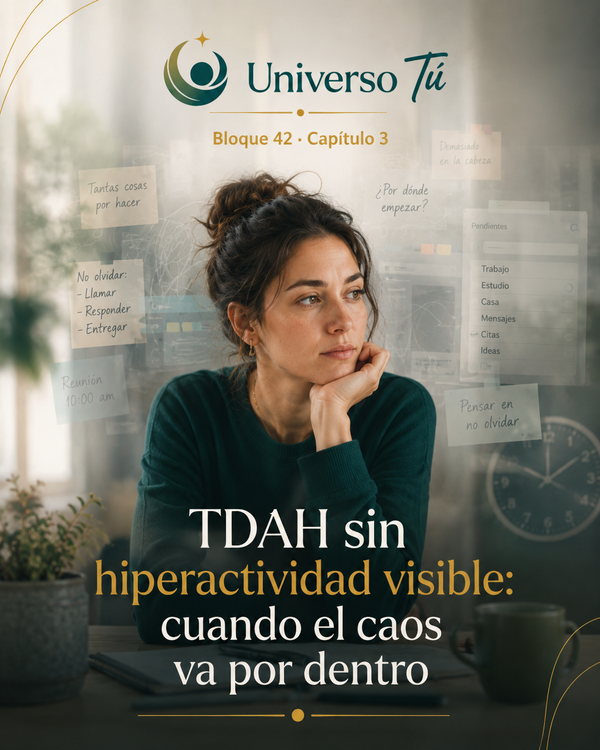 TDAH sin hiperactividad visible: cuando el caos va por dentro