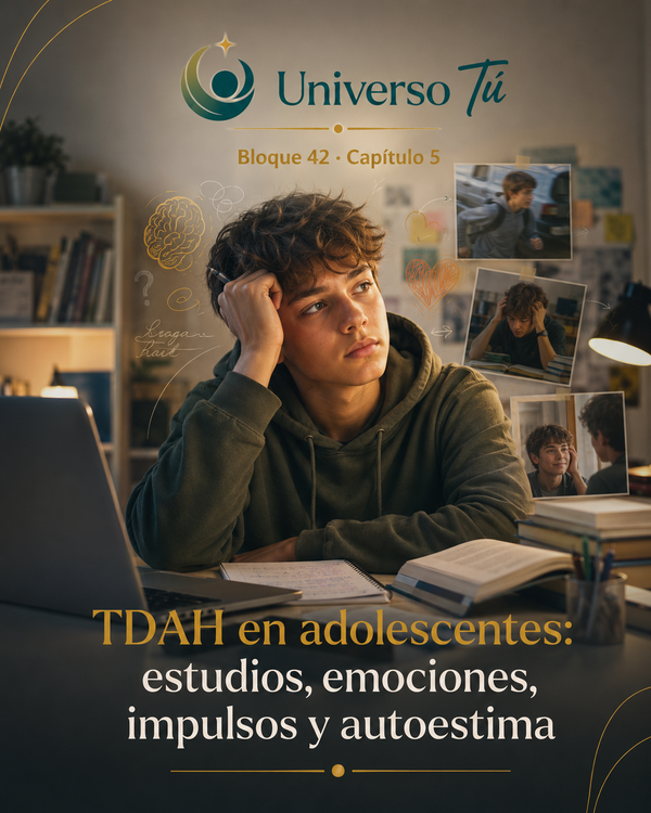 TDAH en adolescentes: estudios, emociones, impulsos y autoestima