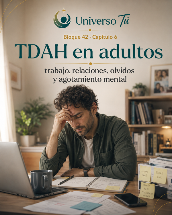 TDAH en adultos: trabajo, relaciones, olvidos y agotamiento mental
