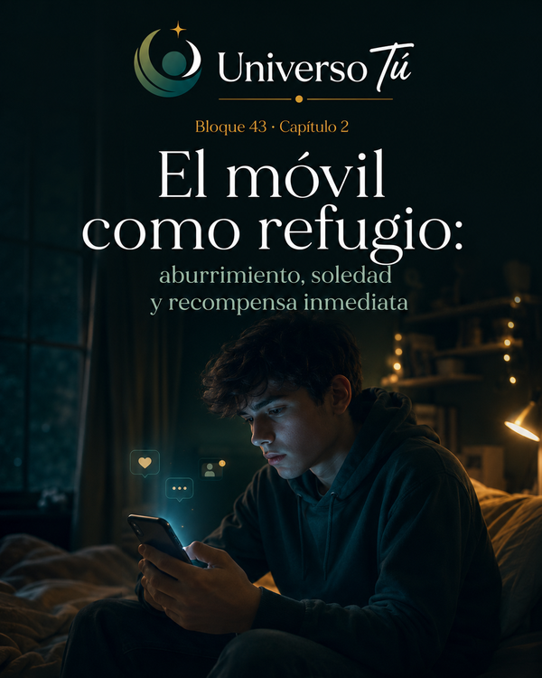 El móvil como refugio: aburrimiento, soledad y recompensa inmediata