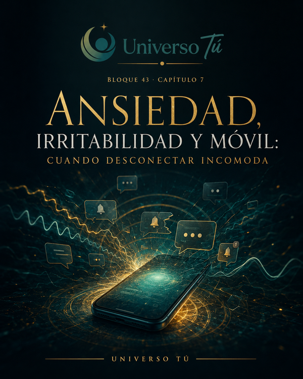 Ansiedad, irritabilidad y móvil: cuando desconectar incomoda