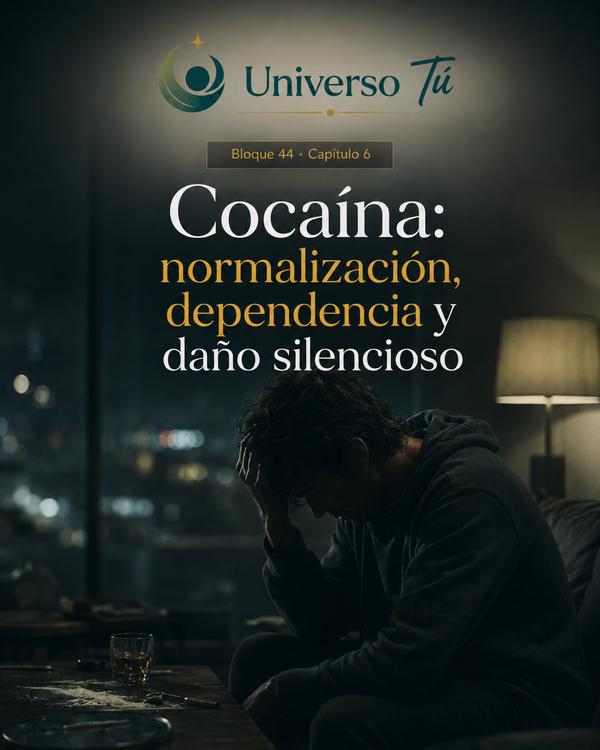 Cocaína y estimulantes: euforia, caída y daño progresivo