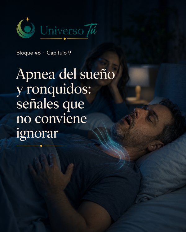 Apnea del sueño y ronquidos: señales que no conviene ignorar