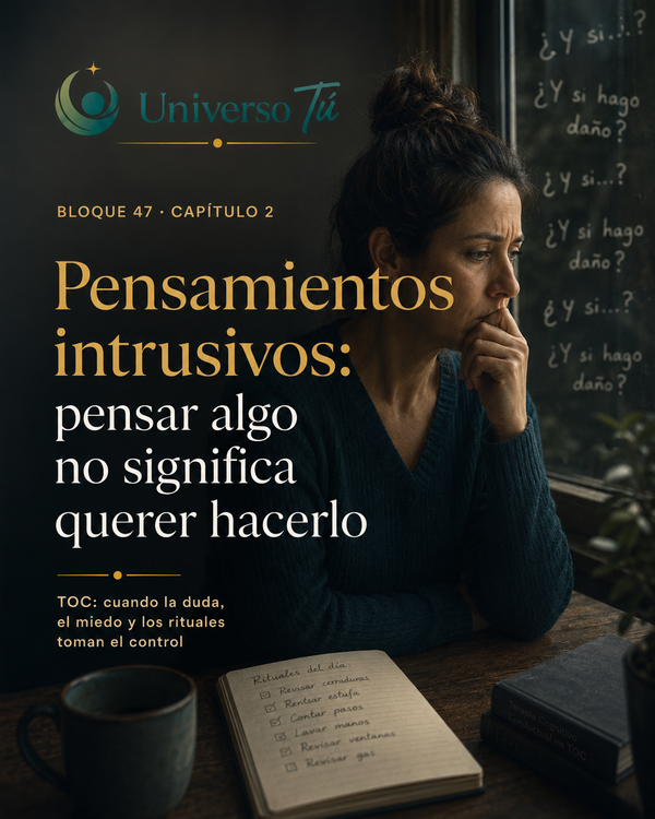 Pensamientos intrusivos: pensar algo no significa querer hacerlo