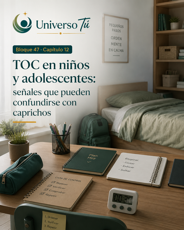 TOC en niños y adolescentes: señales que pueden confundirse con caprichos
