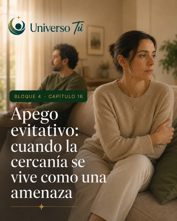 Apego evitativo: cuando la cercanía se vive como una amenaza