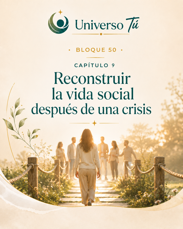 Reconstruir la vida social después de una crisis