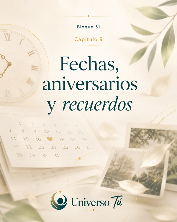 Fechas, aniversarios y recuerdos
