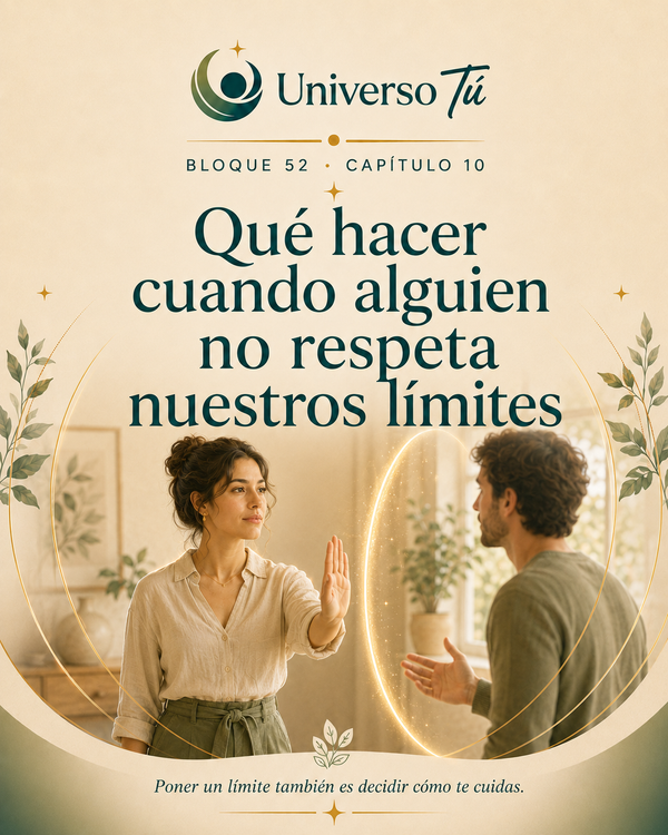 Qué hacer cuando alguien no respeta nuestros límites